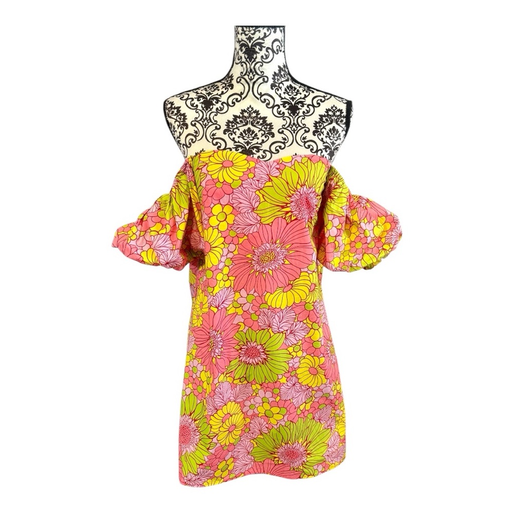 FLORA BEA NYC by Julie Brown Zaria Spring Florals Mini Dress